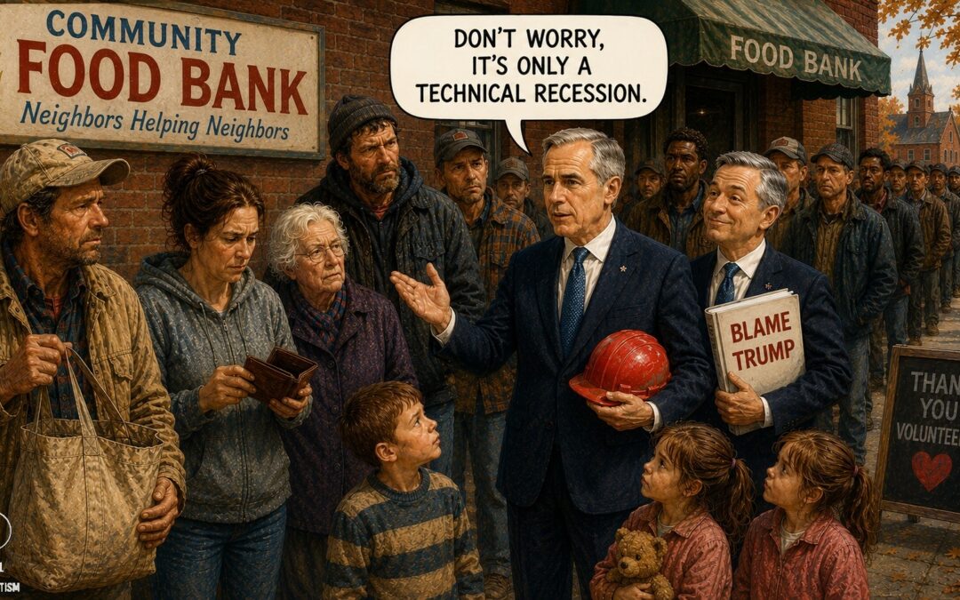 Experts Say “Technical Recession.” Food Banks Say Otherwise.